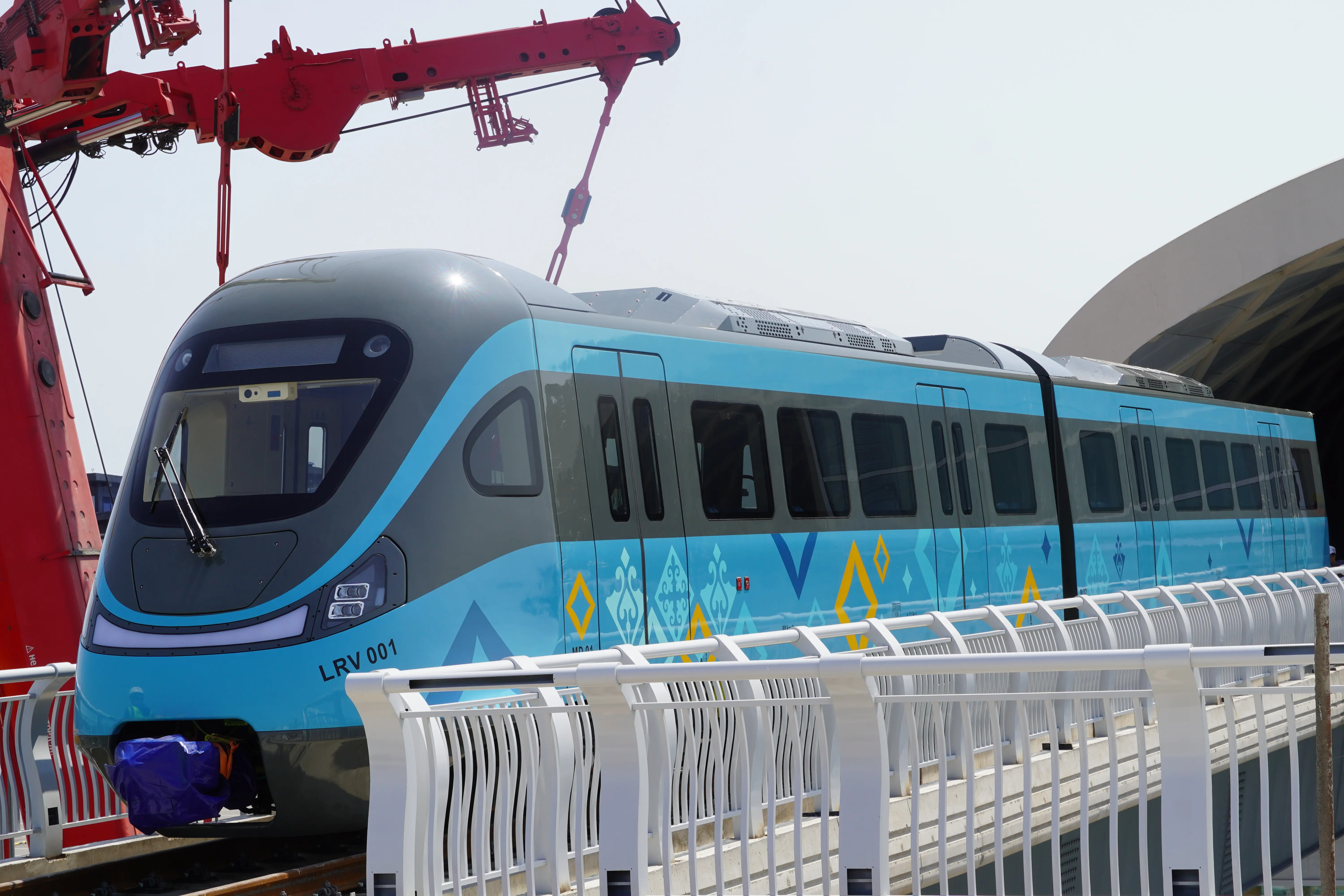 Карта станций LRT в Астане